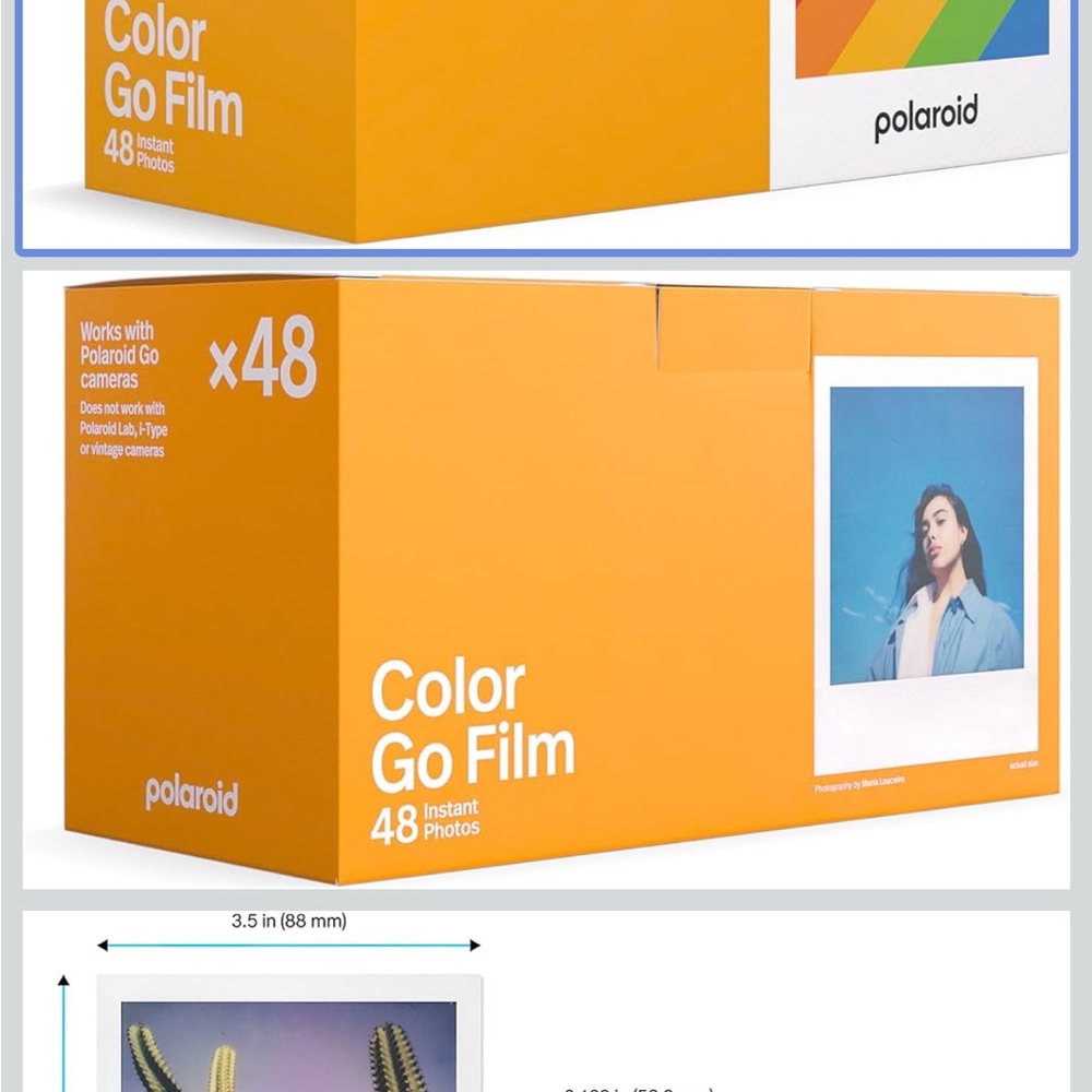 Polaroid Go Color Film - 48